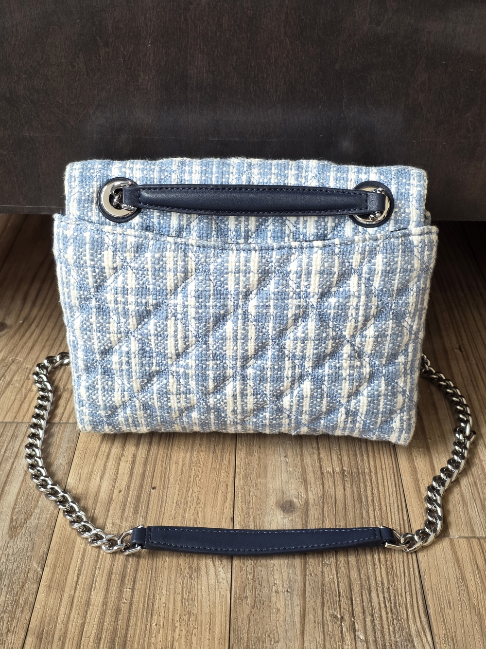 Kate Spade Natalia Denim Tweed Flap Bag - Picture 2 of 10